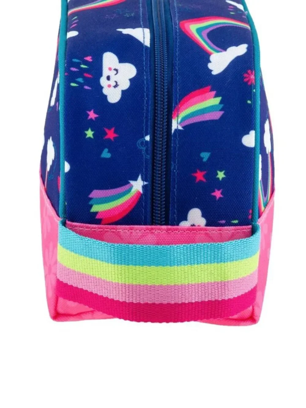 Stephen Joseph Rainbow Carry All Bag - Art Supplies -Toiletry Cosmetic Bag